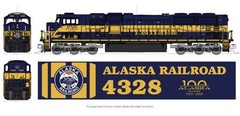 KATO 1766412DCC N SCALE SD70MAC ALASKA RR #4328 “100 Years” w DCC 176-6412-DCC