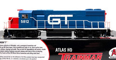 HO ATLAS 10001212 GP38-2 GRAND TRUNK WESTERN GTW # 5812