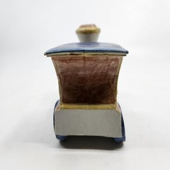 Vintage 1985 Louisville Stoneware Locomotive Train 5.5″ L 4″ H 2.5″ W Pre-owned