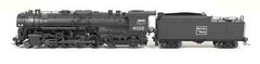 Broadway Limited HO 7881 Boston & Maine 2-8-4 Berkshire, T1a #4007, 4-axle Tende