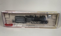 ROUNDHOUSE N SCALE 2-8-0 LOCOMOTIVE , 8004 PENNSYLVANIA RAILROAD works FREE SHIP