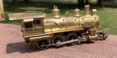 HO United Virginia & Truckee 4-6-0 No. 26 Steam Locomotive Brass Unpainted