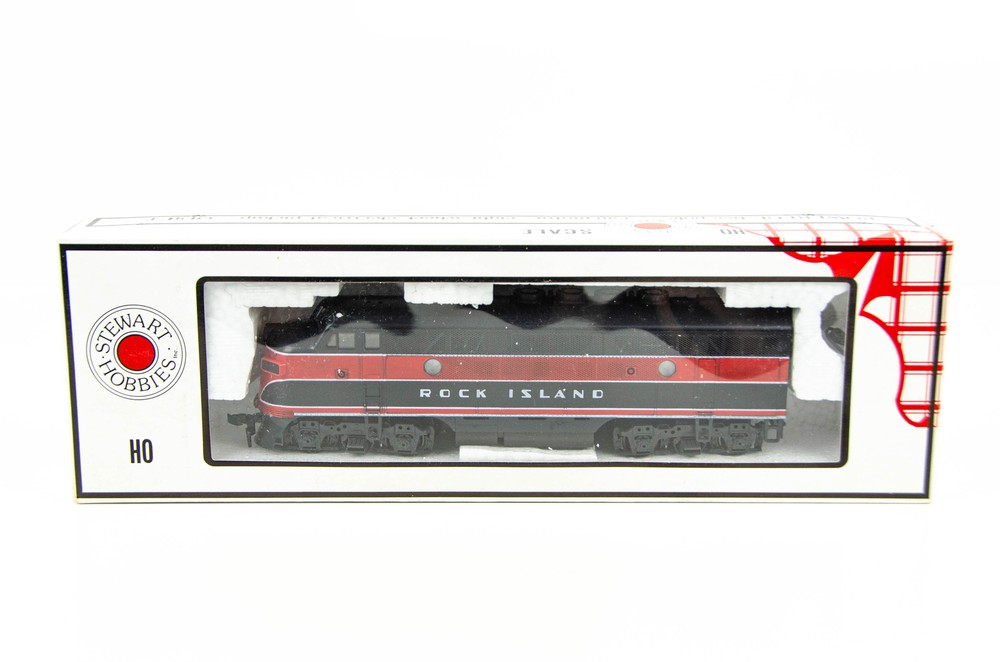 Stewart Hobbies HO F3A Phase II Powered High Fans Rock Island Locomotive