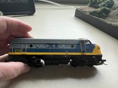 Athearn HO Scale F7A Diesel Engine CSX #116,F-7B #119,Custom ,Detailed, Dummies