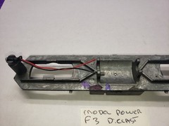 F3 DIECAST METAL CHASSIS LOCOMOTIVE HO SCALE MODEL POWER HO SCALE