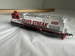 Vintage Tyco HO Gauge Union Pacific Silver Streak 4301 Lighted Diesel Locomotive