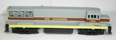 Stewart Hobbies by KATO HO Erie Lackawanna U25B #2516, Runs Very Well, C8