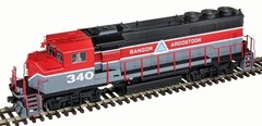 Atlas HO GMD GP40-2W Bangor & Aroostook BAR #343 DC 10004388