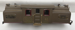 LIONEL PREWAR STANDARD GAUGE 42 ELECTRIC LOCOMOTIVE SHELL WITH TRIM – REPAINTED