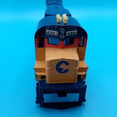 TYCO HO SCALE C430 LOCOMOTIVE SHELL ONLY CHESSIE C&O 4301