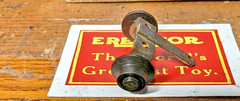 RARE 614 REAR TRUCK TIN TYPE AMERICAN FLYER ORIGINAL W/NEW 3/4″ WHEELS & AXLE
