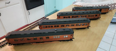 FULGUREX O SCALE 4 Car German Armistice Trains Made From Real Teak Wood MINT