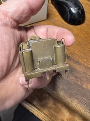 brass HO Long Bell Logging 2-6-2 tender in box United Hobbies