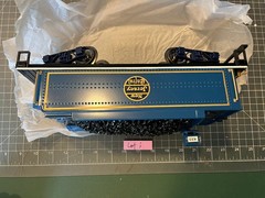Bachmann G Scale Train BLUE COMET NJC 833 TENDER w/SOUND CAR LN EXC! Lot i