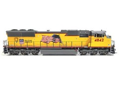 Overland OMI UP SD70M Union Pacific Flared Radiators #4842 HO Brass #087010039.1