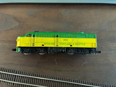 [T-N] N SCALE SPOKANE PORTLAND & SEATTLE #868 Yugoslavia RSO Working!