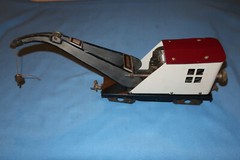 Custom O Gauge Motorized Crane Car. Lionel and other Manufacturer Parts.