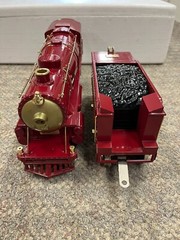 + MTH Standard Gauge Tinplate Ives Red 1134 Steam Locomotive Traditional *ST