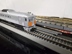 A ATT 11 Santa Fe RDC Railway Diesel Car Dummy New HO 1/87