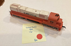 Vintage TYCO/Mantua HO #4301 IC Illinois Central Alco Century C430 not running