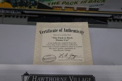 Hawthorne Village NFL Green Bay Packers Locomotives AB HO 3 Pc Train Car Set