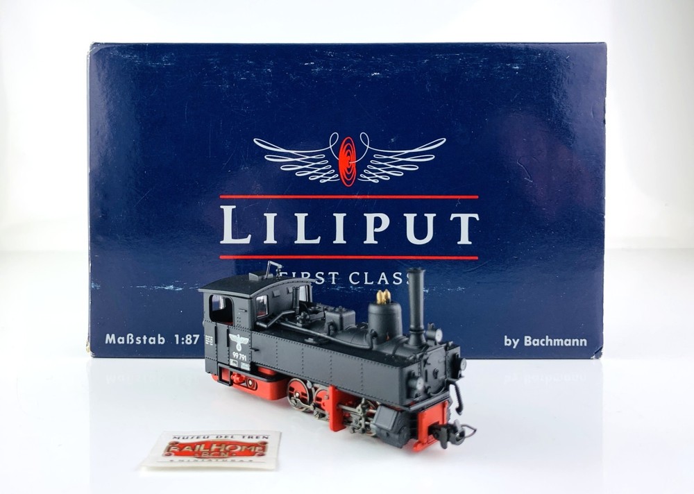 MS112 LILIPUT H0e L170103 – ANALOGUE STEAM LOCOMOTIVE U99-79I DRG EP.II