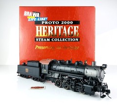 PR637 PROTO 2000/BRAWA H0 23284 – USRA STEAM LOCOMOTIVE 0-8-0 CB&Q #549 – TOP!