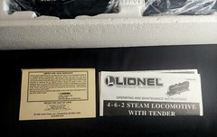 Lionel 6-18640 Union Pacific 4-6-2 Locomotive & Tender With Box