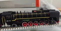 KFiRST 2026 HO China Railway Steam Locomotiv w/Tender (DCC Sound & Smoke) 7164
