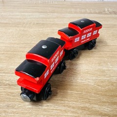 2x Red Sodor Main Line Caboose – Thomas The Tank & Friends Wooden Railway Trains
