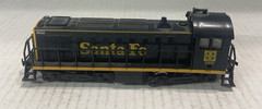 AHM HO scale SANTA FE #3415 GE Alco 1000 HP Diesel Switcher ATSF Tested