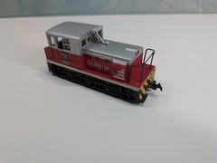 Bachmann HO 0-6-0 Plymouth Diesel Switcher Loco Burlington #9280 Non-Powered