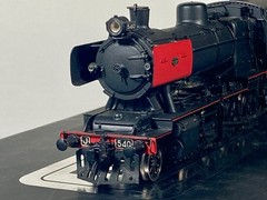 Trainbuilder – Victorian Railways – J Class # J540 Black & Red Steam Locomotive