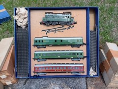 FLEISCHMANN HO 1952 PASSENGER TRAIN SET 1345 ELECTRIC LOCOMOTIVE, model# 1355