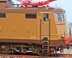 ACME 69426 HO Scale Electric Locomotive E636 FS Brown/Tan Ep.III with Sound