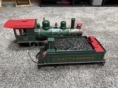 Bachmann G Scale Big Haulers Chattanooga Rail Road Locomotive 12 w Tender Works