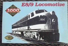 One pair ( 2 ) Proto 2000 Series E8/9 HO Undecorated Locomotives New in Box