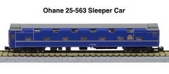 Z Scale Rokuhan Hokutosei Limited Express 14-Car Set JNR 24 Series Blue Train