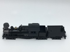 HO Overland Models OMI 1553.1 Black Cass 3-Truck Shay 80 Ton Steam Locomotive