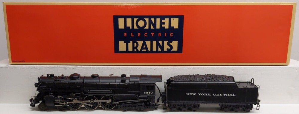 Lionel 6-18005 O NYC 4-6-4 700E Hudson Steam & Tender #5340 w/ Display Case EX