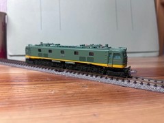 KATO EF58 Blue Emperor N Gauge Model Train with Light Function, Vintage