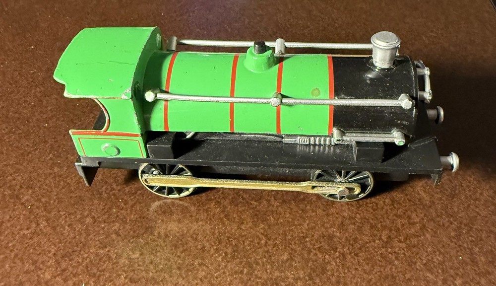 Schylling Green Locomotive Toy China Used