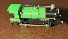 Schylling Green Locomotive Toy China Used