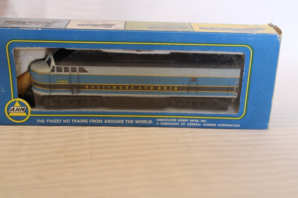 HO Scale AHM, FM Diesel Locomotive, A Unit B&O Blue, #1580