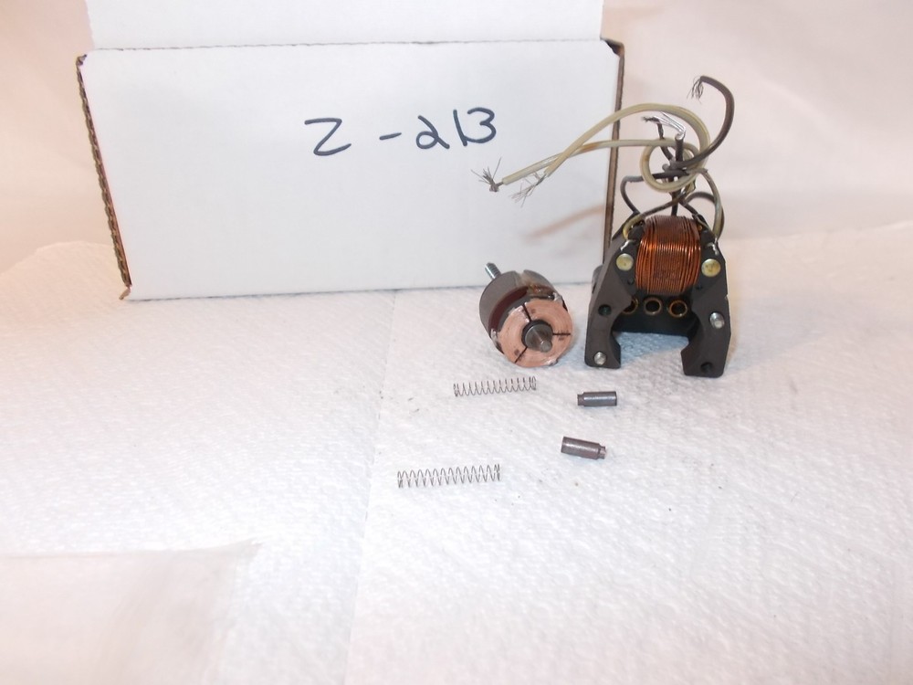 AMERICAN FLYER ENGINE MOTOR REBUILT,NEW BRUSHES, SPRINGS RUNS GOOD! LOT #Z-213