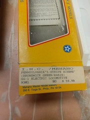 Mehano HO PRR GG1 Electric Locomotive #4828 PRR w/Box UNTested MAKE OFFER NEW OS