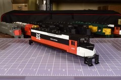 HO SHELL SDP40 New Haven 6502 no railings, cab/eyebrow insert NHV