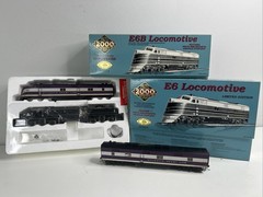 HO E6 Locomotive & E6B Train Car. Atlantic Coast Line PROTO 2000 Limited Ed. DC