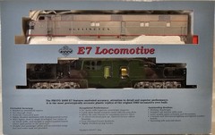 NOS Life Like HO Proto 2000 Burlington E7 Locomotive 21076 CB&Q 9920B DCC Mars