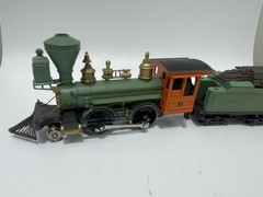 AHM/Rivarossi HO Scale 2-4-0 Bowker steam locomotive and tender Untested